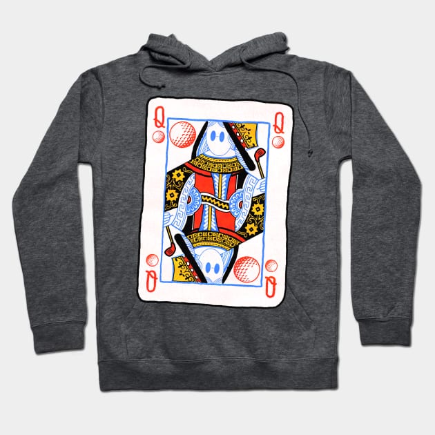 Queen of Golf Hoodie by Surplusweird